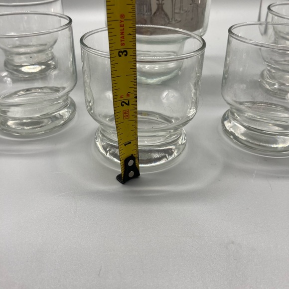 7 pc Princess House Crystal Refreshment Cocktail Pitcher & glasses EVC - Picture 7 of 7